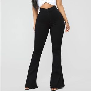 Flare Jeans - Don't Break My Heart - Black